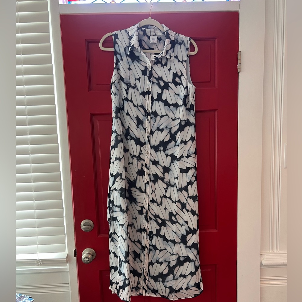 Cabi NWT button down midi summer dress